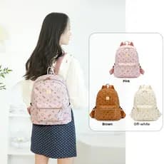 Mochila Feminina Estampada da Moda em Couro PU, Mochilas de Viagem para Meninas, Mochilas Femininas Impermeáveis