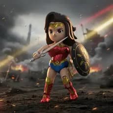 Boneco Colecionável De Montar Mulher Maravilha - Master Piece