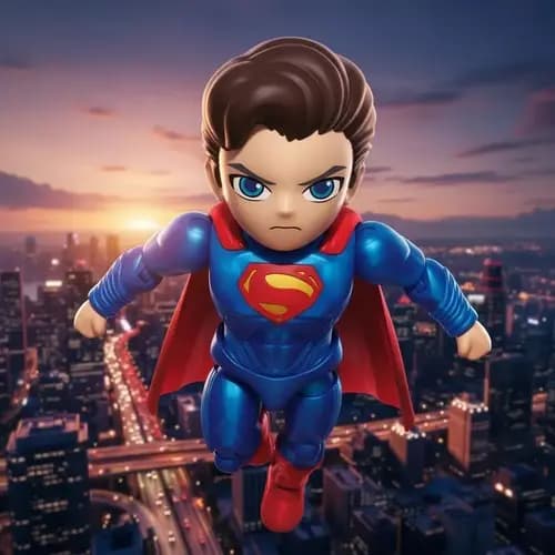 Boneco Colecionável De Montar Superman - Master Piece