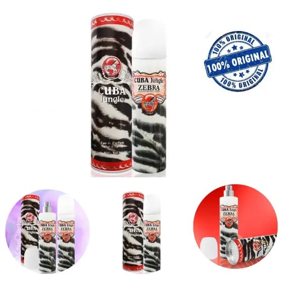 Perfume Cuba Jungle Zebra Eau de Parfum Feminino