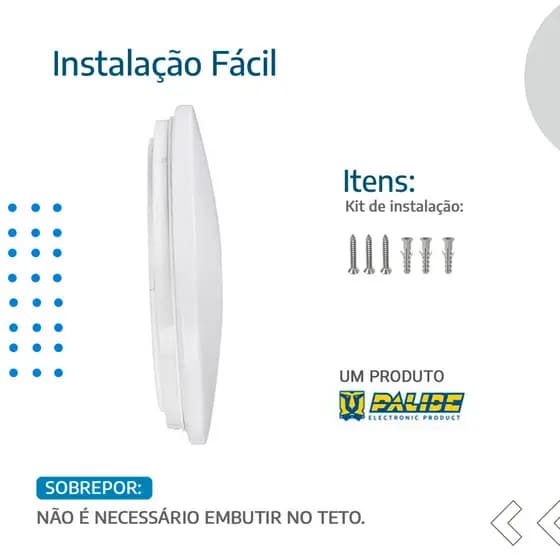 Plafon Led 18w Redondo Sobrepor Borda Infinita P/teto (Branco quente)