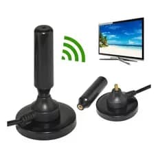 Antena Tv Digital Hdtv Interna Externa Prova De Água Cabo 5M