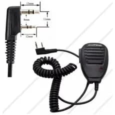 Microfone Mini Ptt De Ht Baofeng Uv5r 777s 888s Uv6r Uv6