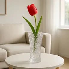 Vaso Em Vidro Transparente Para Flores Decorativo Para Mesa