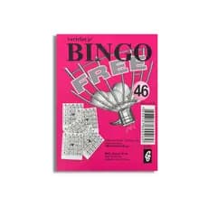 1 Unidade Bloco Cartela Para Jogo De Bingo 100 Folhas 10cmx8cm