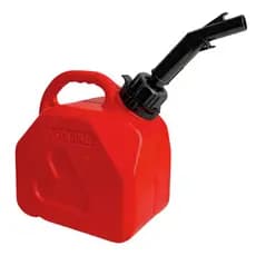 Galão de Gasolina Reservatório Para Transporte De Combustível 5 Litros Com Bico Cor Vermelho