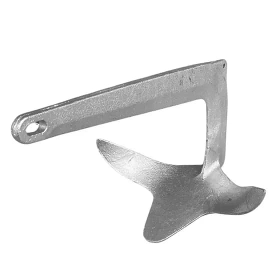 Âncora Bruce 2kg Galvanizada sem Solda para Jet Ski Caiaque Barco Lancha