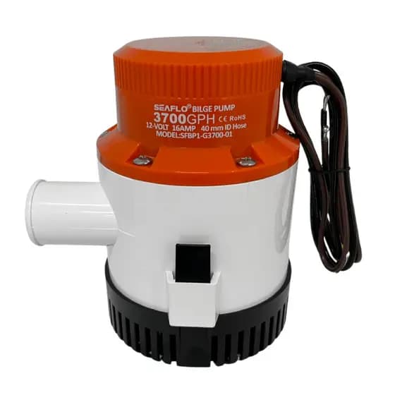 Bomba De Porão Seaflo 3700gph 14005lph 12v Uso Náutico Barco Segurança 16A