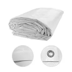 Lona TD1000 7x5m Branca Blackout Espessura 500 Micras Vinil Multiuso