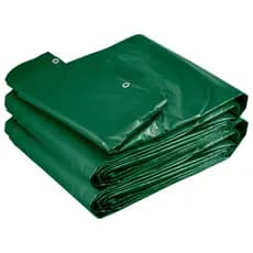 Lona Verde Polietileno CK300 10 X 4 Ideal para Cobrir Materiais Obras e Áreas Externas Metros