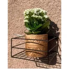 Suporte Cachepô Pequeno para vasos Plantas Flores Decoração de Jardim  em Ferro