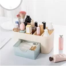 Caixa De Armazenamento Multifuncional 1 Gaveta Plástico Cosmético Multiusos
