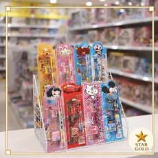 Pacote De Papelaria Escolar De Personagem Fofo 5 Em 1 mini Conjunto Apontador De Borracha De Lápis Régua Completa Equipa