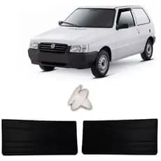 Par Forro Porta Fiat Uno 2 Portas Dianteiro 87/14 + Grampos