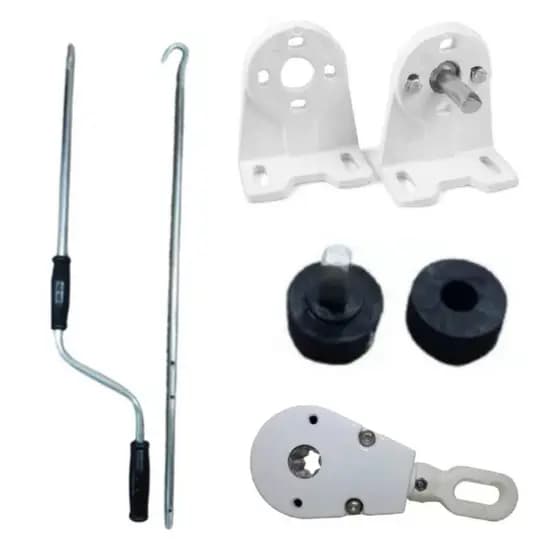Kit toldo redutor catraca mancal manivela retratil rapido 1.3