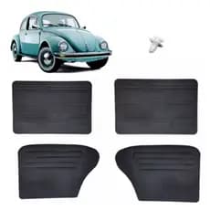 Jogo Revestimento Forro Porta Fusca 78/96 Papelão + Grampos