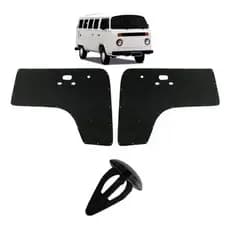 Par Revestimento Porta Kombi 76/97 Papelao Forro Com Furo