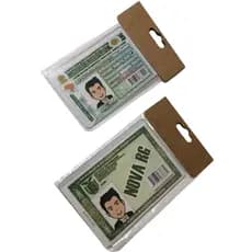 Kit 2 Capas Protetora Em Acrílico Para Documento Habilitação + Rg