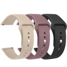 Pulseira De Silicone 20mm Compatível com Smartwach P68, P70, P80, T80, P8, P22, P31, QW21 e A6