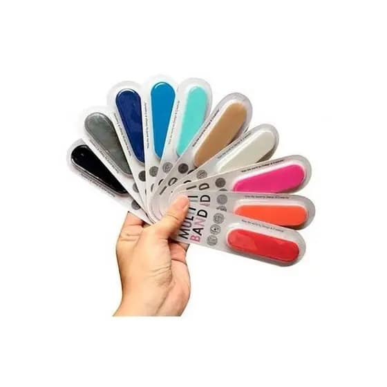 Kit Combo 4x Suporte Para Celular Multi Band Finger Grip 20 Cores Anti-queda e Furto