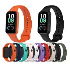 Kit Combo 2x Pulseiras de Silicone Ajustável Para Relógio Smartwatch Amazfit Band 7