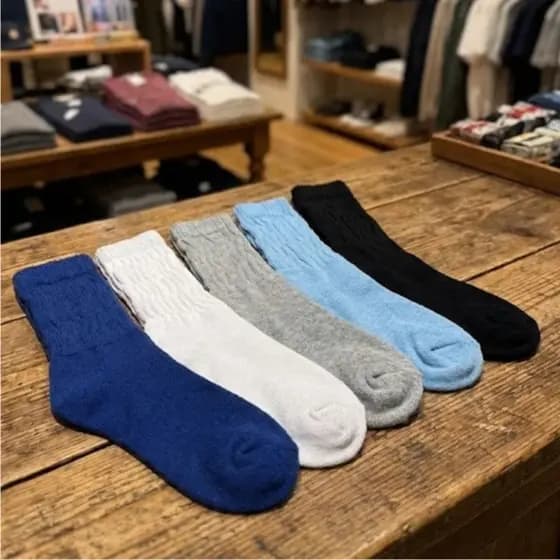 Meia Cano Alto Masculina em Algodão Kit com 3 6 ou 12 Pares Meias Confortavéis e Macias - Promoção !