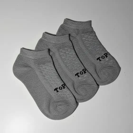 Kit 12 Pares de Meias Cinza Cano Curto Soquete em Algodão Macias e Confortáveis - Promoção !