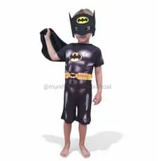Fantasia infantil curta 2 até 9 anos - BATMAN