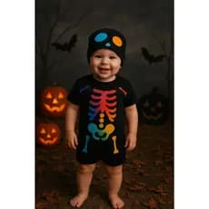 Fantasia Halloween infantil - ESQUELETO