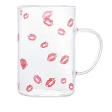 Caneca Vidro Kiss 280ml Lyor