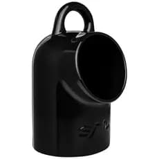 Saleiro Porcelana Preto Noruega Grande 25x14cm 1,5kg Capacidade Oxford Porcelanas