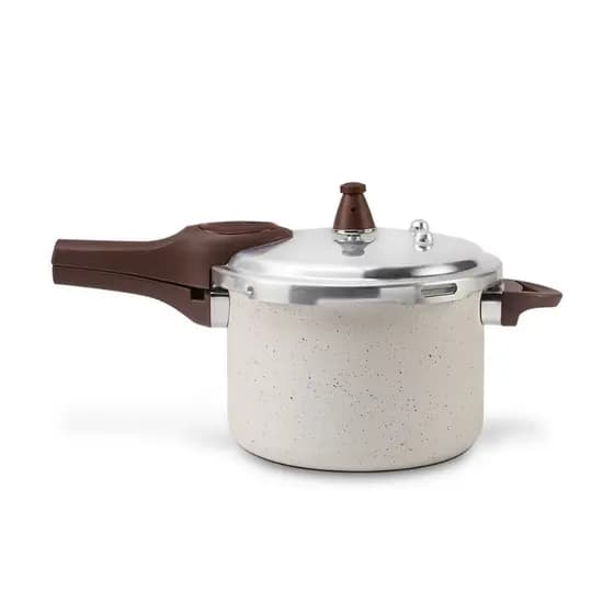Panela de Pressão Ceramic Life Pressure 4,2 Litros Vanilla Brinox