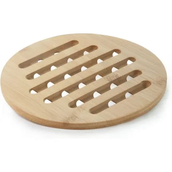 Descanso de Panela Redondo Eco Bambu Mimo Style 20cm Apoio