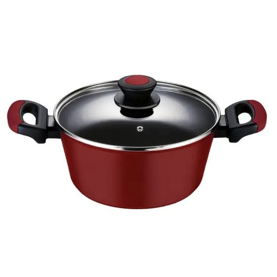 Caçarola Antiaderente para Indução 28cm em Alumínio Forjado Everyday Vermelho Oxford