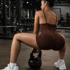 Macaquinho Fitness Blackout Alcinha Slim Sem Transparência Academia Macacão Crossfit Feminino