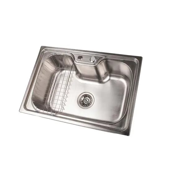 Cuba Cozinha Gourmet Pia Aço Inox Escovado Com Válvula 4.1/2 Com Acessórios Dispens/Escorredor V136 Vimer
