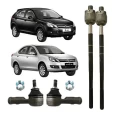 Kit 2 Barra Articulação +terminal Direção Jac J3 2011 Á 2017