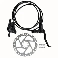 Freio A Disco Hidraulico Traseiro Direito Manete Cabo Pinça C/Pastilha Shimano Mt200