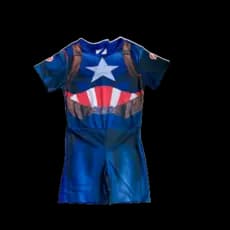 Fantasia Infantil Capitão America Menino Escudo
