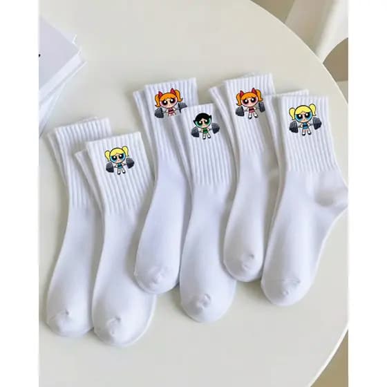 Kit 3 Pares Super Poderosas Academia 100% Algodão Esportivas