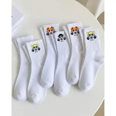 Kit 3 Pares Super Poderosas Academia 100% Algodão Esportivas
