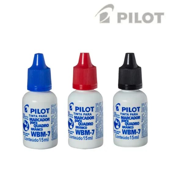 KIT 3  Refil Para Marcadores De Quadro Branco WBM-7 15ml - PILOT