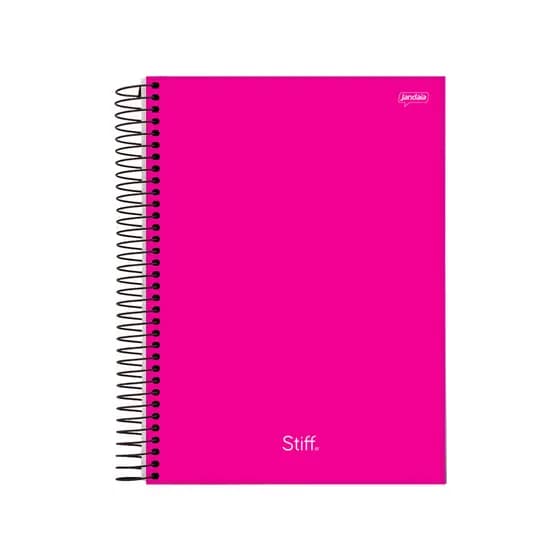 Caderno 20 Matérias Universitário Stiff - Jandaia CAPA:ROSA