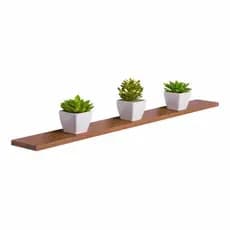 Prateleira Freijó 120x15 ou 120x10 15mm 100% MDF Com suporte invisível