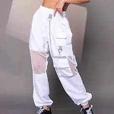 Calça Tactel modero Fenda TRANSPARENTES Skate Street e jazz