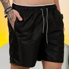 short masculina tactel lisa basica seca rapitos praia verão 2026