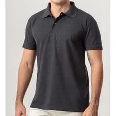 Camisa Polo lisa Básica Masculina Manga Curta verão 2025