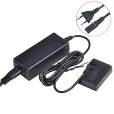 Fonte ACK-E10 ACKE10 Adaptador AC p/ Canon EOS T3 T5 T6 T7 1100D 2000D etc substitui bateria LP-E10