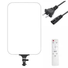 Iluminador LED Profissional GIGANTE 19 Polegadas + Controle Remoto  Estúdio Vídeo e Foto