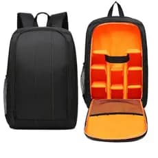 Mochila Fotográfica Grande p/ Câmera DSLR Tripé Lente Flash Laptop Acessórios Fotógrafo Profissional